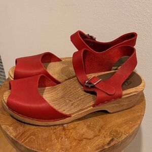MIA Red Women's Clogs